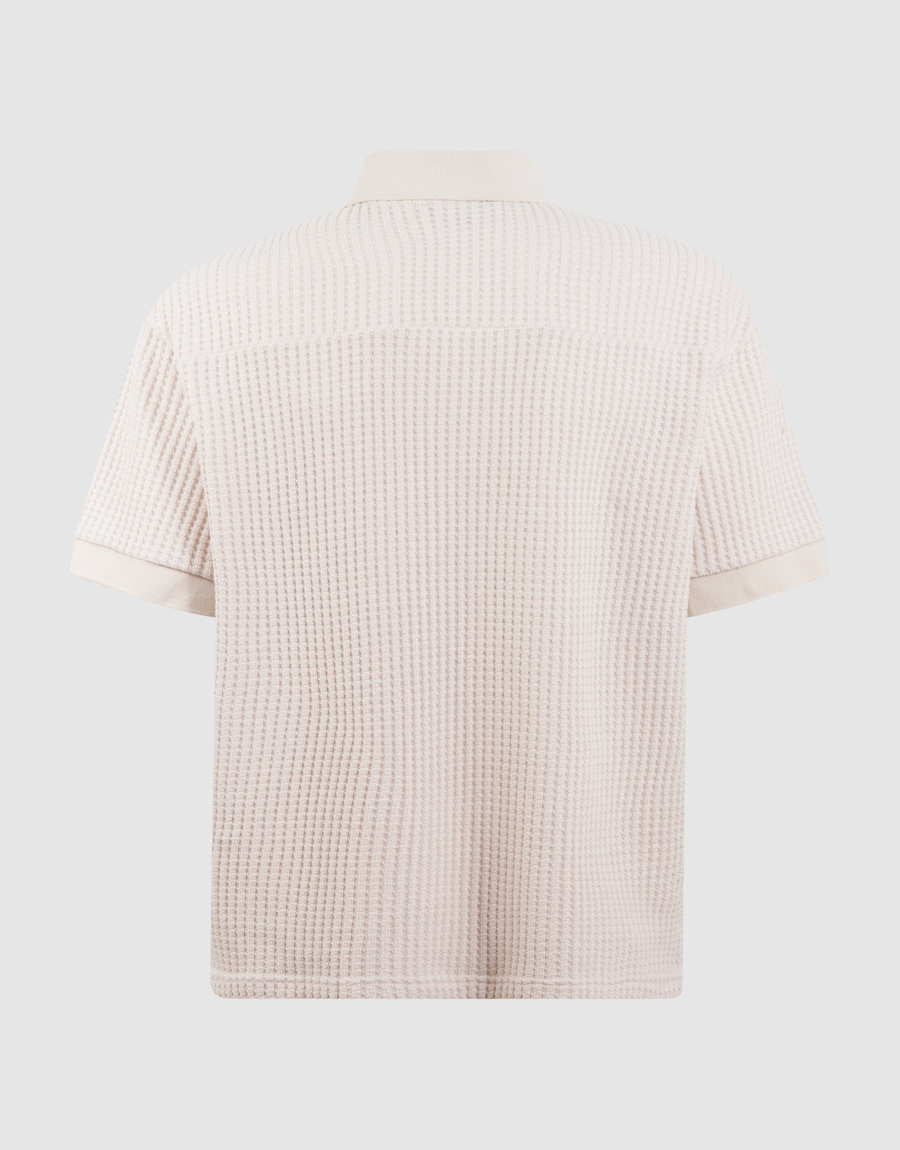 Heavy Waffle Polo Zand SHOEBY MEN