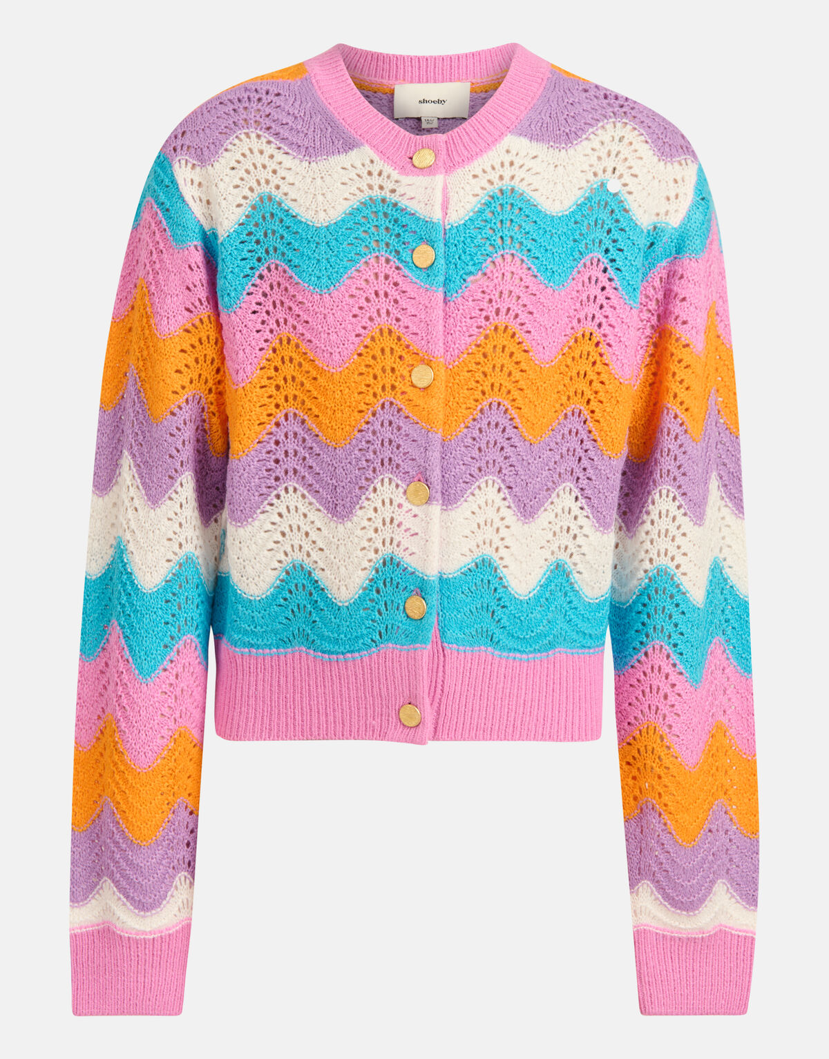 Ajour Vest Roze SHOEBY GIRLS