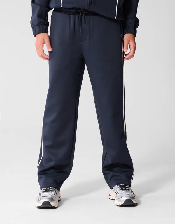 Sporty Piping Relaxed Fit Broek Donkerblauw SHOEBY BOYS
