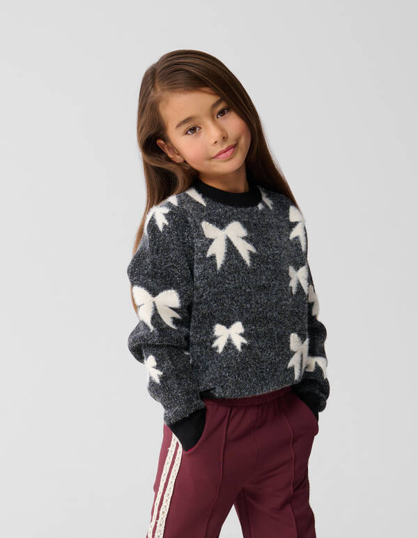 Strik Trui Zwart SHOEBY GIRLS