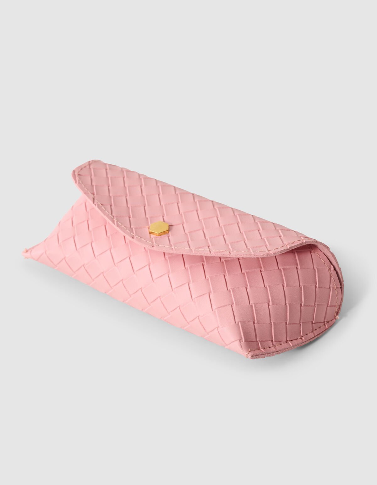 Braided Zonnebrillen Pouch Lichtroze SHOEBY ACCESSOIRES