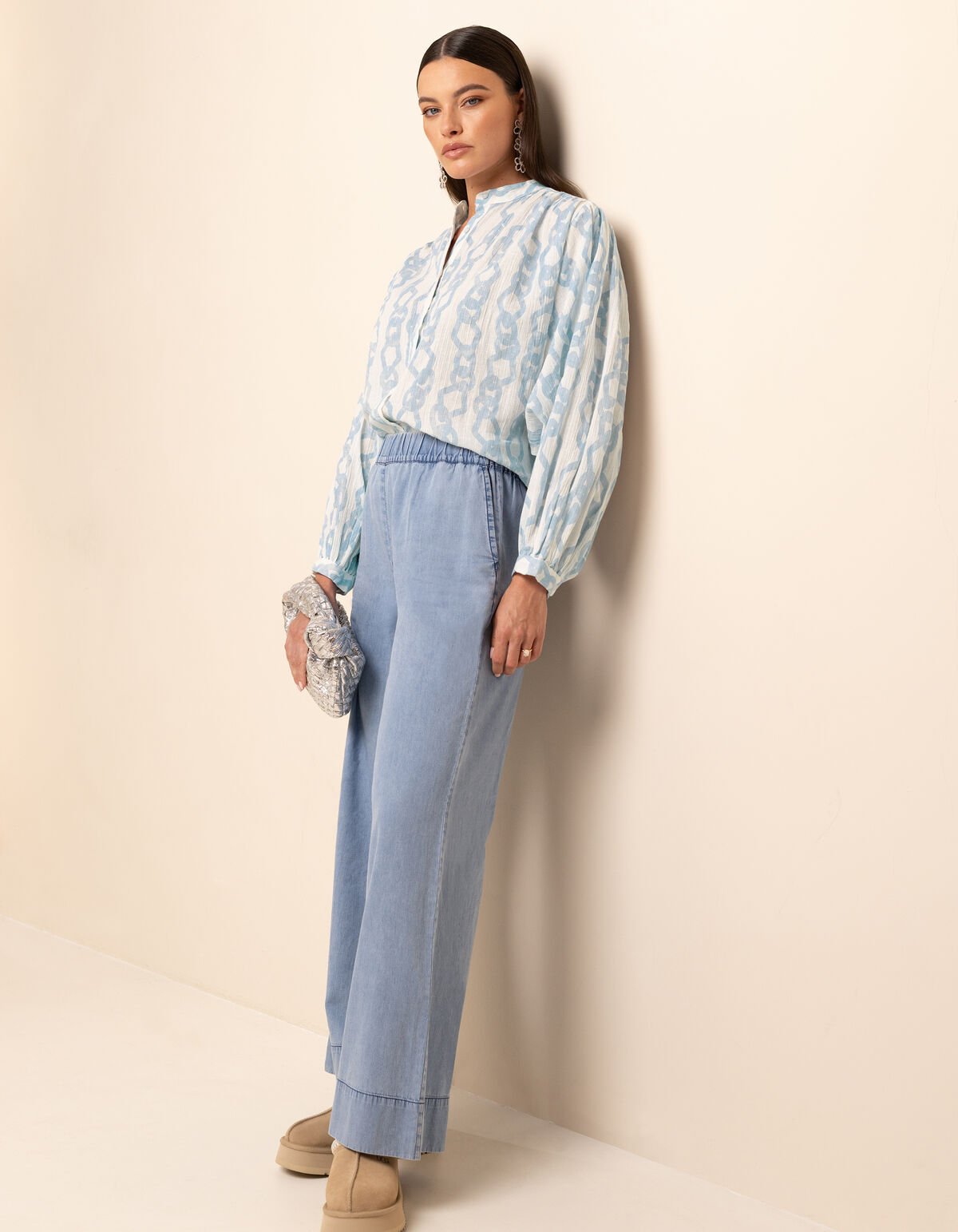 Palazzo Broek Blauw By Mieke SHOEBY WOMEN