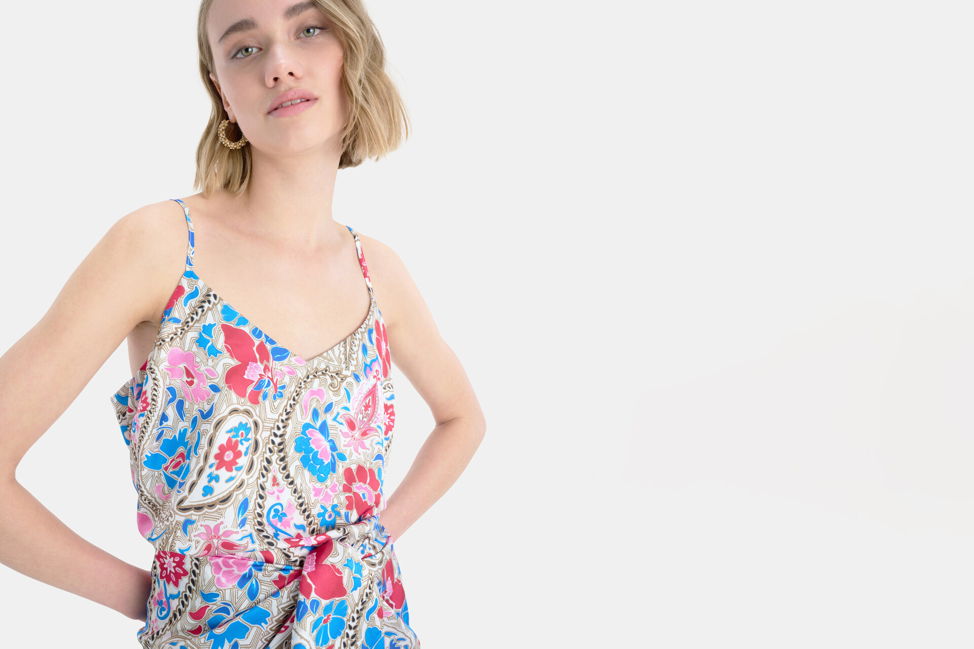 Bowie Floral Singlet Eksept