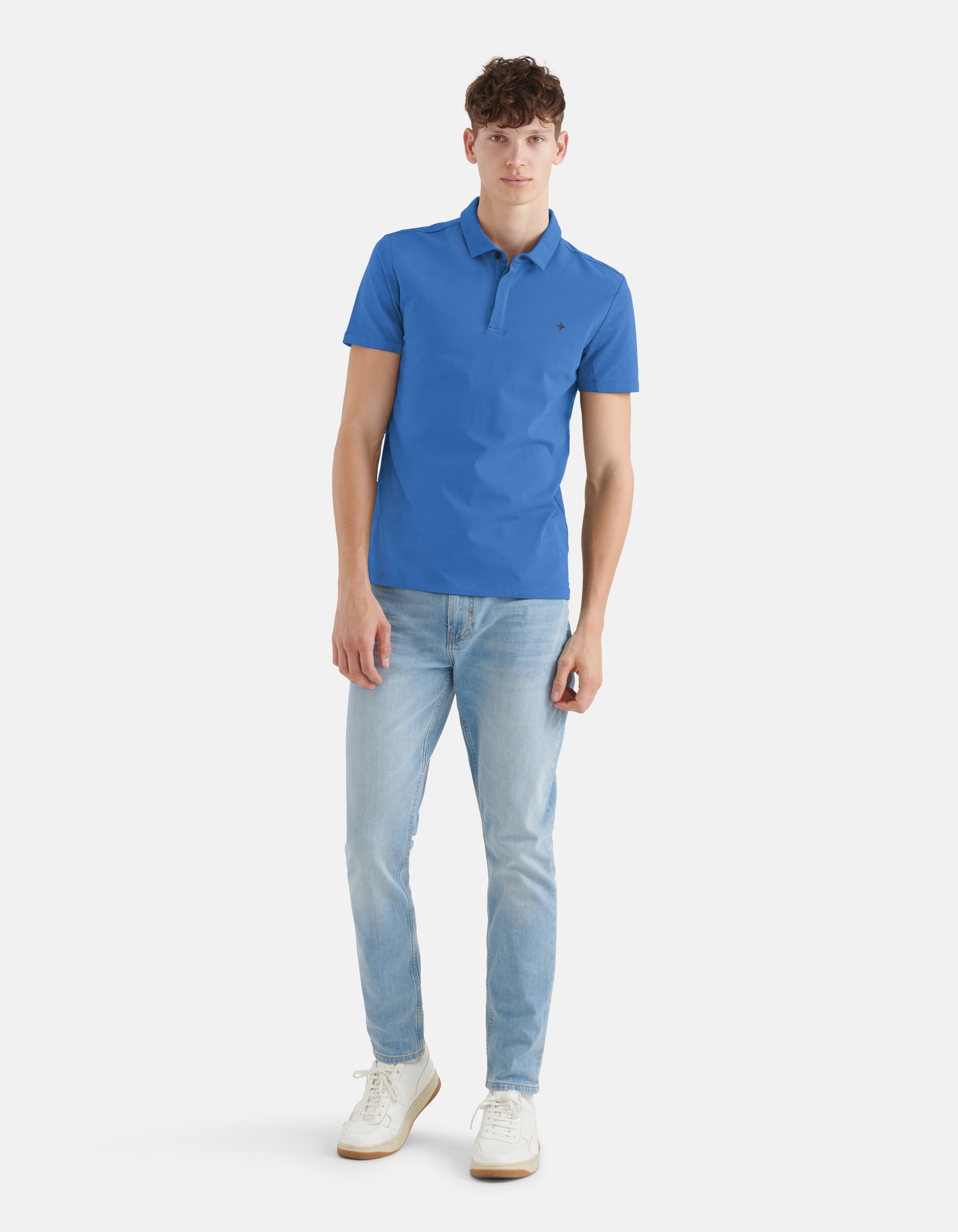 Jersey Polo Blauw SHOEBY MEN