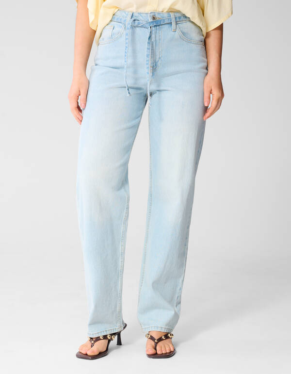 Balloon Fit Jeans Bleached SHOEBY WOMEN