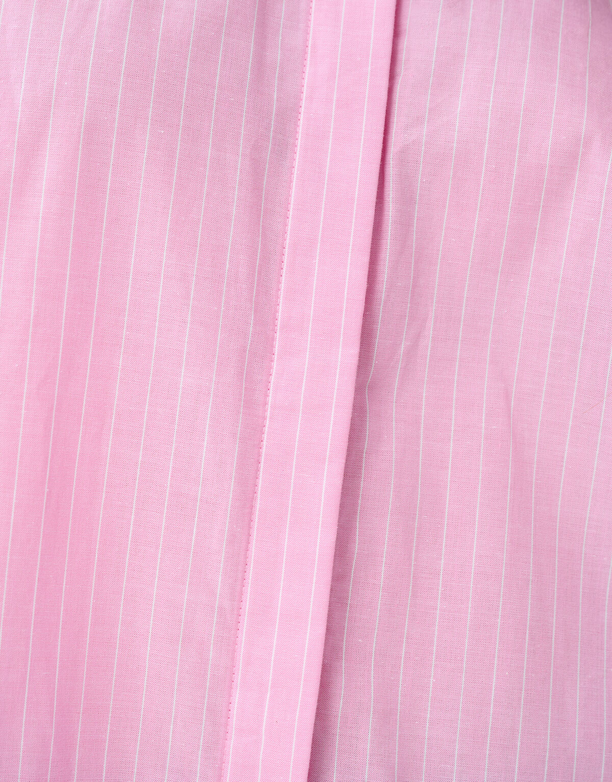 Pinstripe Poplin Blouse Roze SHOEBY WOMEN