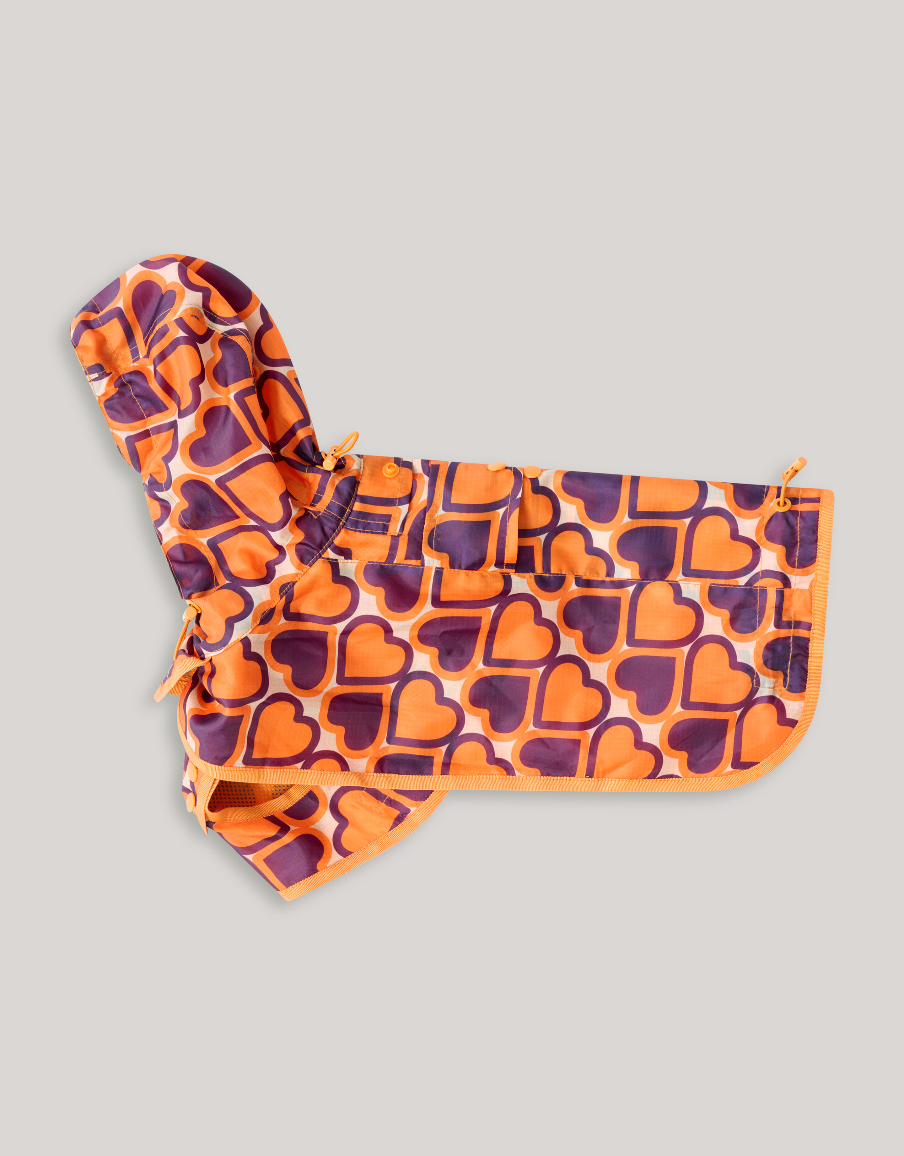 Printed Honden Regenjas Oranje SHOEBY ACCESSOIRES