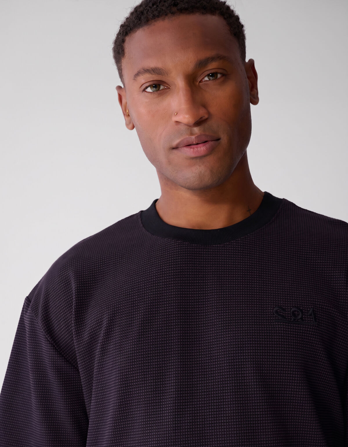 Honeycomb T-shirt Paars SHOEBY MEN