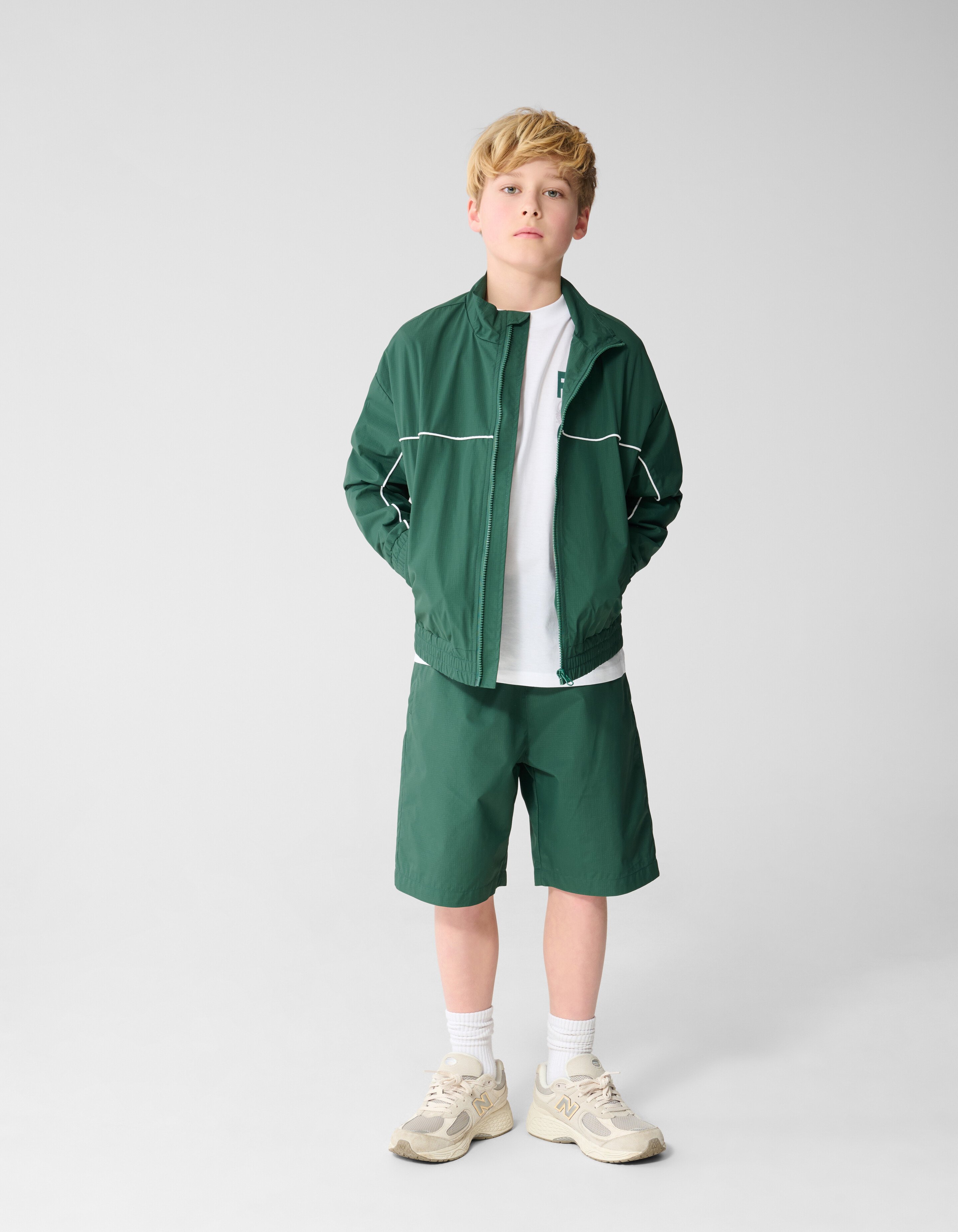 Sporty Piping Short Groen SHOEBY BOYS