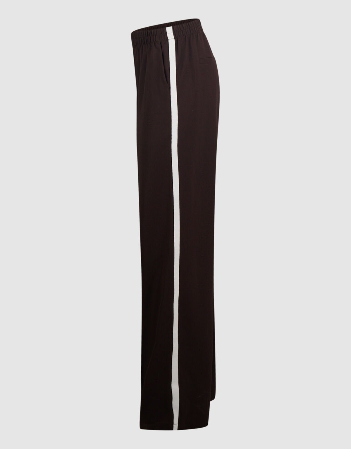 Sporty Wide Leg Broek Donkerbruin SHOEBY WOMEN