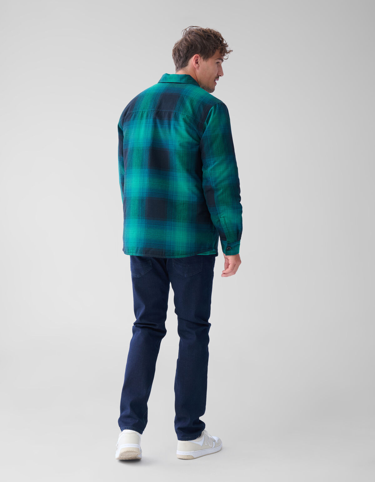 Ruiten Padded Overshirt Groen SHOEBY MEN