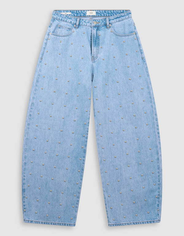 Stud Baggy Fit Jeans Bleached SHOEBY WOMEN