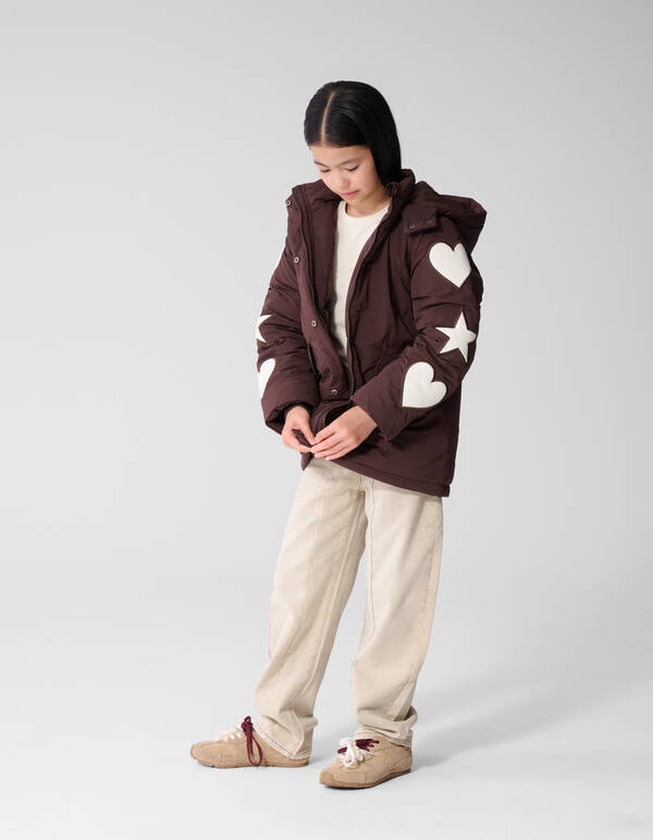 Technische Icon Jas Donkerbruin SHOEBY GIRLS