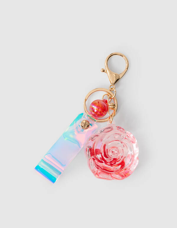 Roos Sleutelhanger Rood SHOEBY ACCESSOIRES