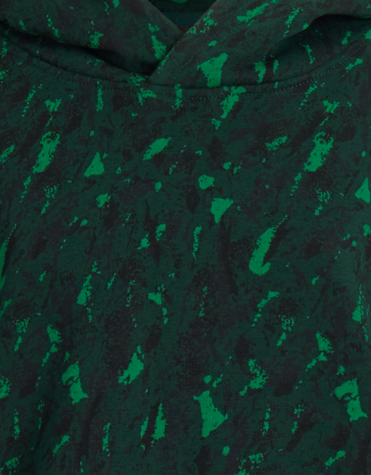 Printed Hoodie Donkergroen SHOEBY BOYS