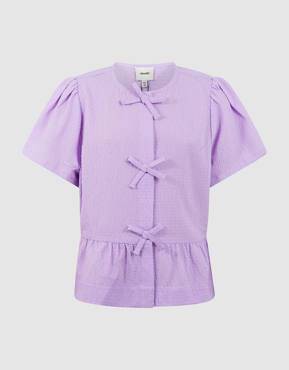 Strik Stripe Blouse Lichtpaars SHOEBY GIRLS