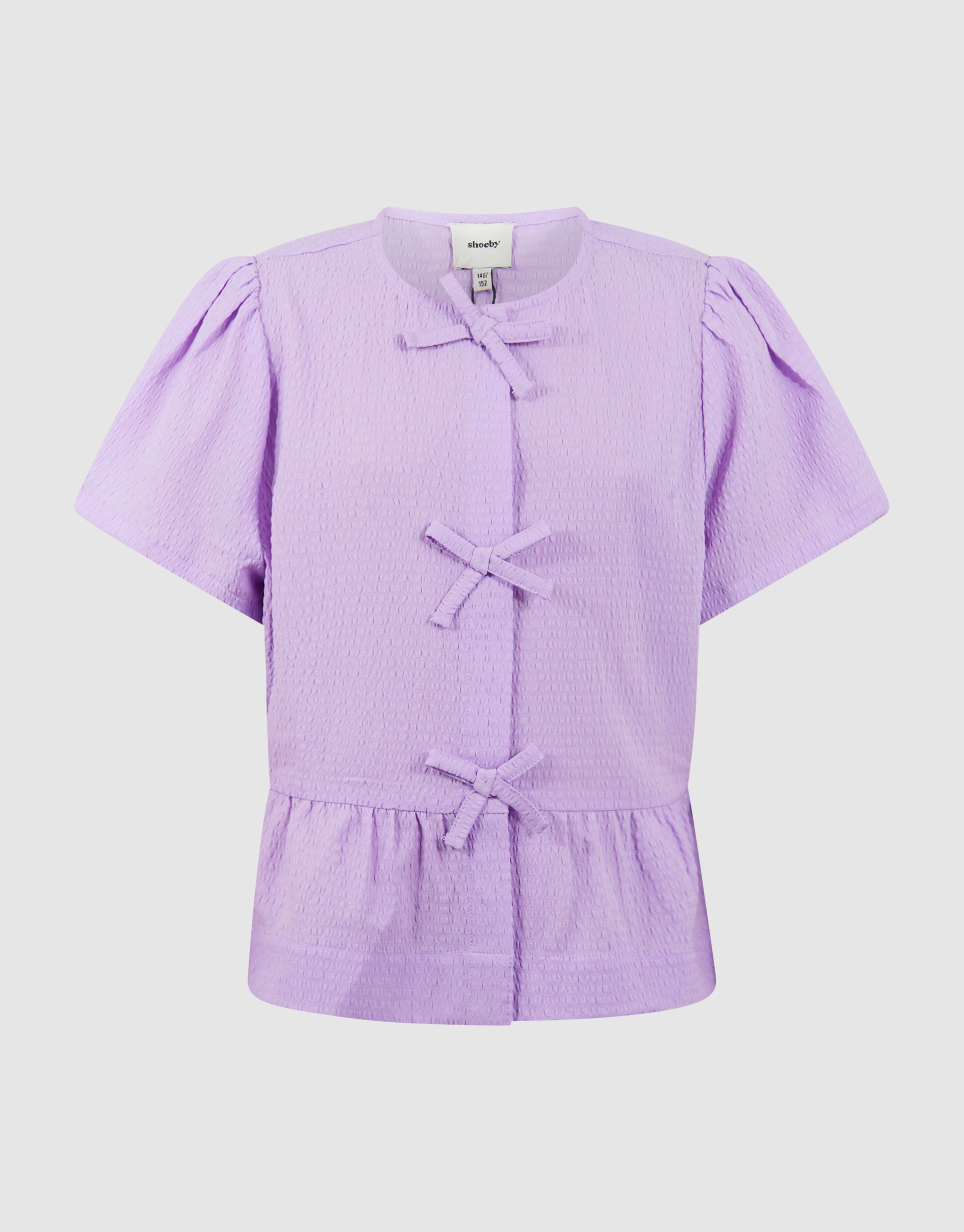 Strik Stripe Blouse Lichtpaars SHOEBY GIRLS