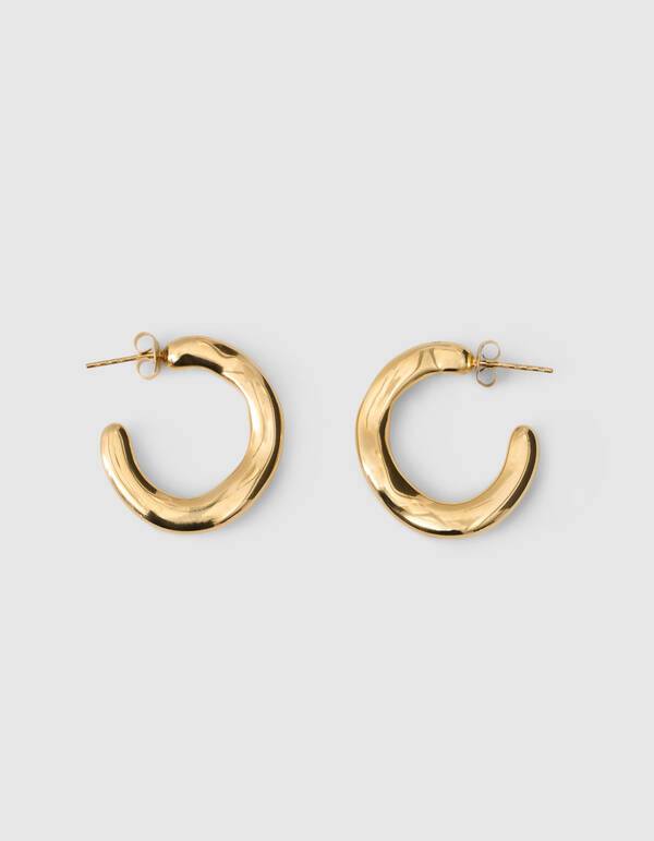 Bulky Hoop Oorbellen Goud SHOEBY ACCESSOIRES