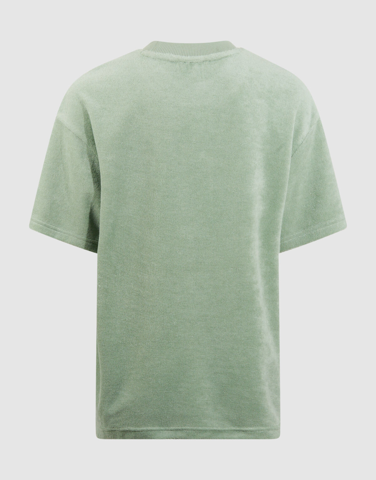 Towelling Relaxed T-shirt Lichtgroen SHOEBY BOYS