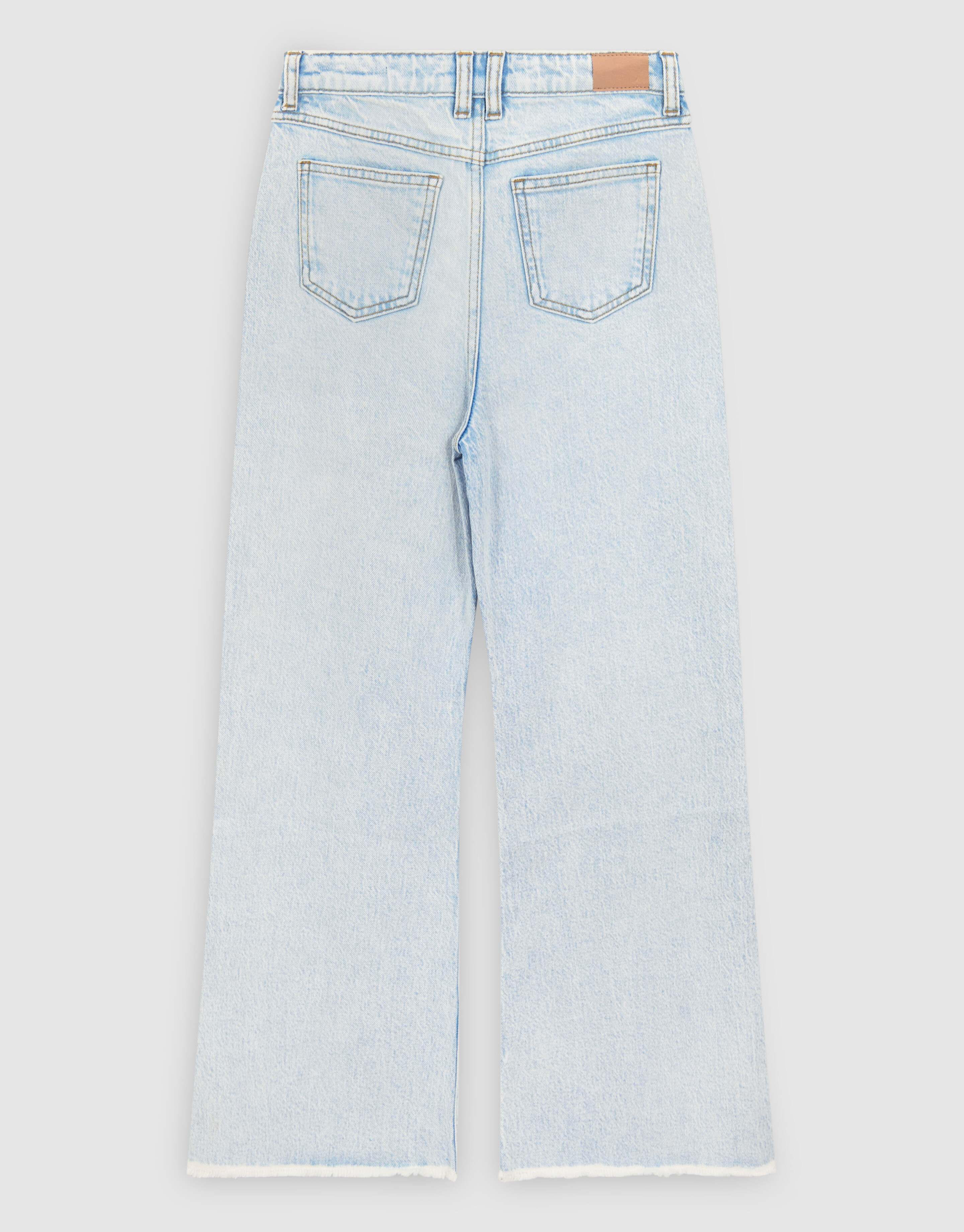 Wide Leg Fit Jeans Bleached SHOEBY GIRLS