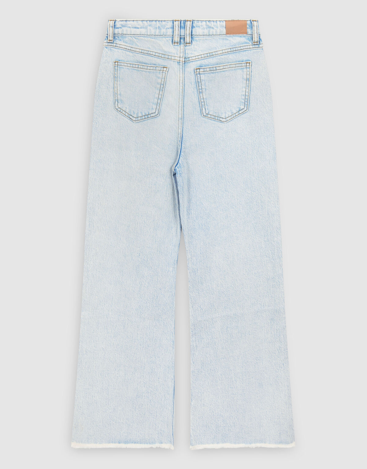 Wide Leg Fit Jeans Bleached SHOEBY GIRLS