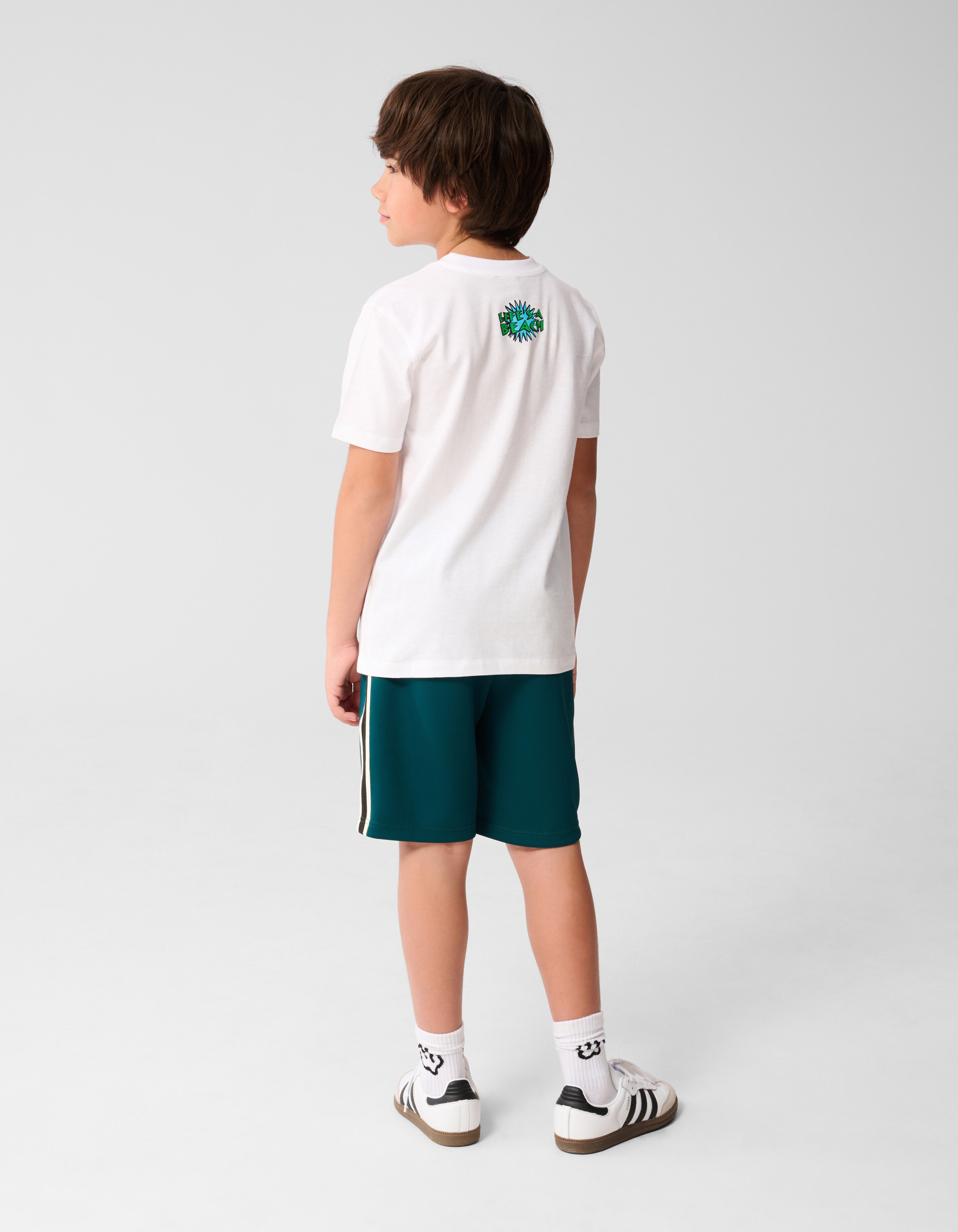 Beach Artwork T-shirt Wit SHOEBY BOYS