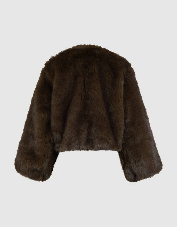 Faux Fur Jack Donkerbruin By Monica SHOEBY WOMEN