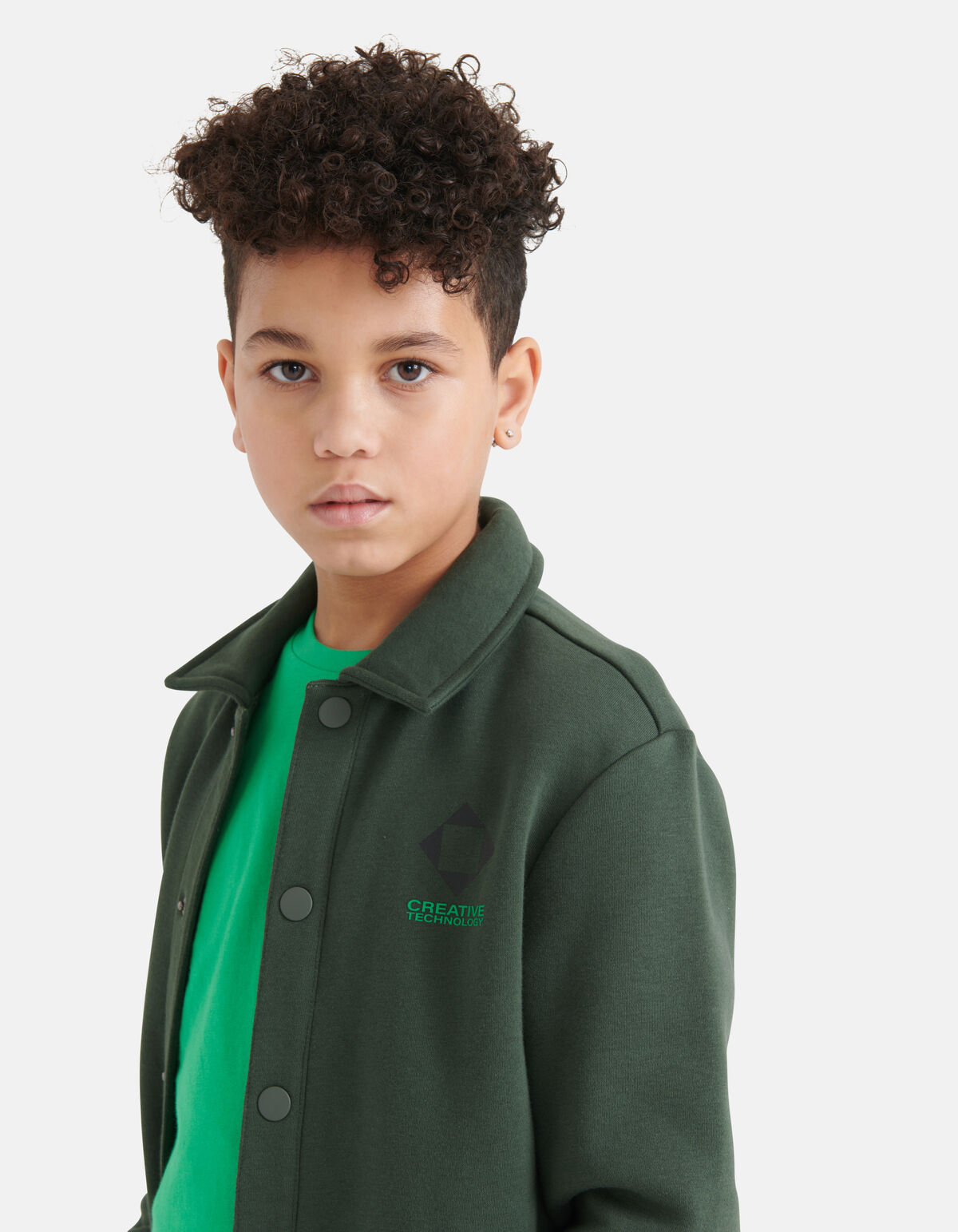 Printed Vest Donkergroen SHOEBY BOYS