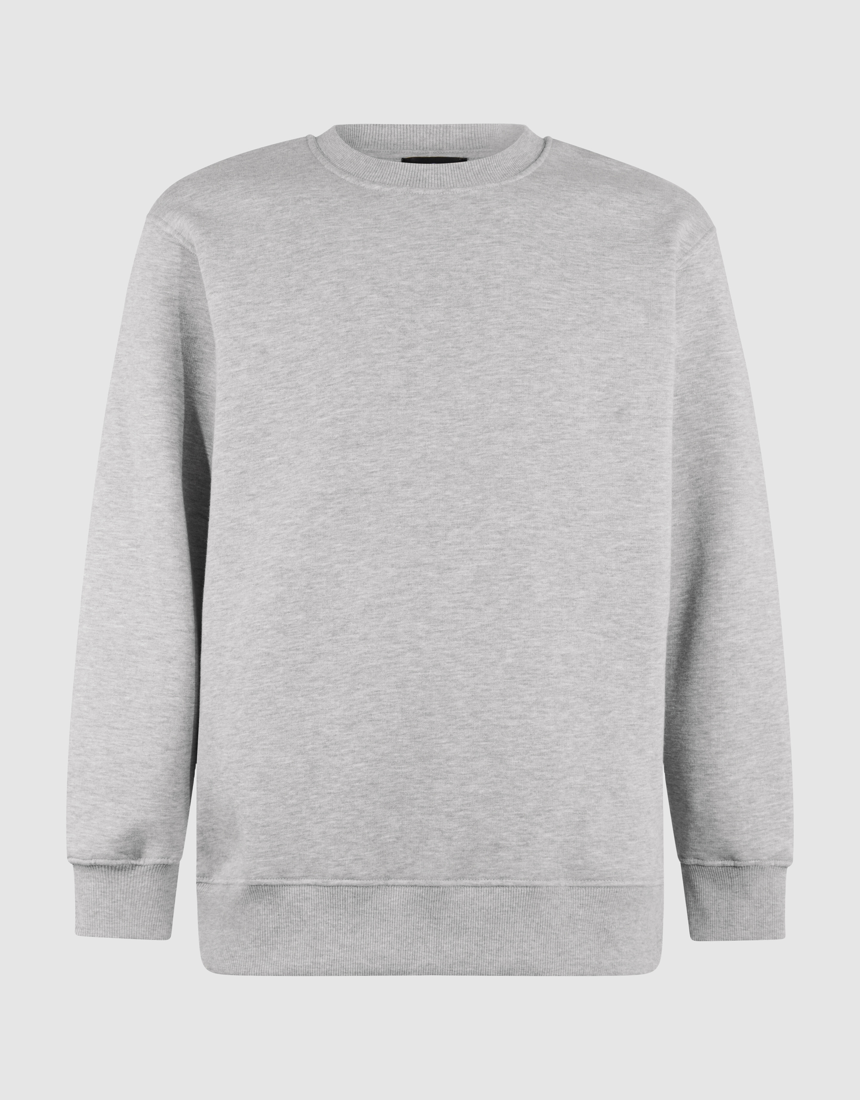 Rib Spark Sweater Lichtgrijs SHOEBY MEN