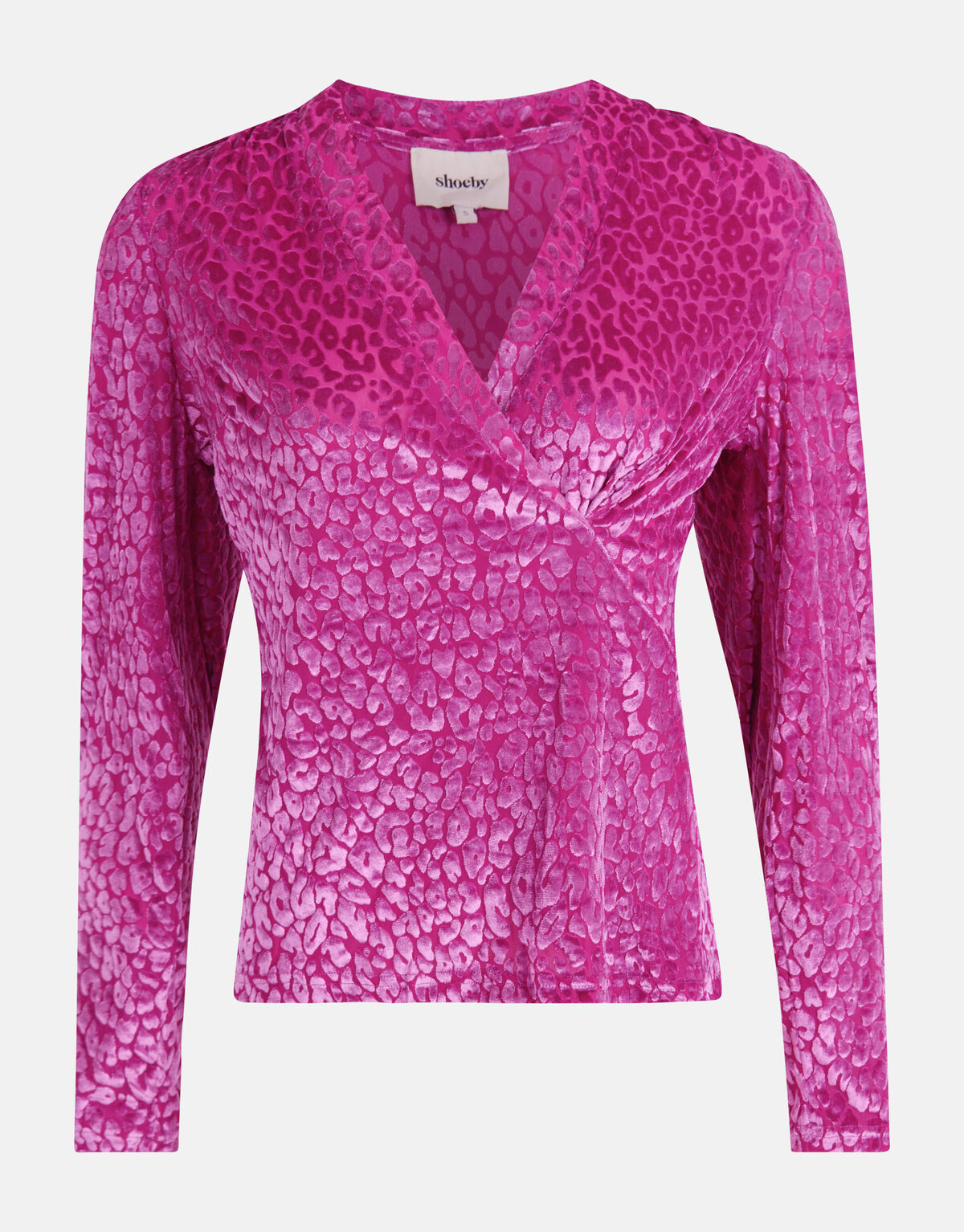 Velvet Mesh Top Paars SHOEBY WOMEN