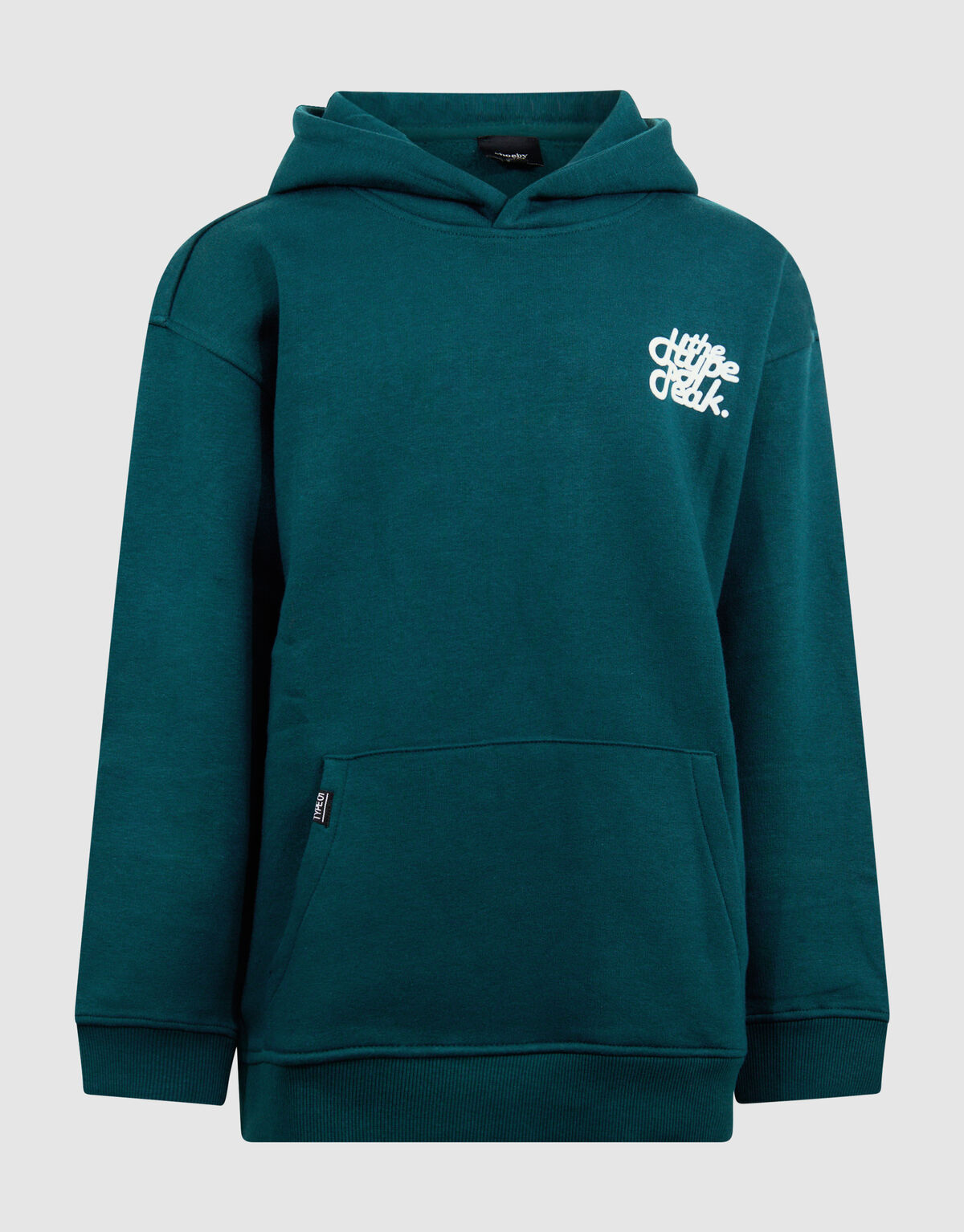 Hype Artwork Hoodie Donkergroen SHOEBY BOYS