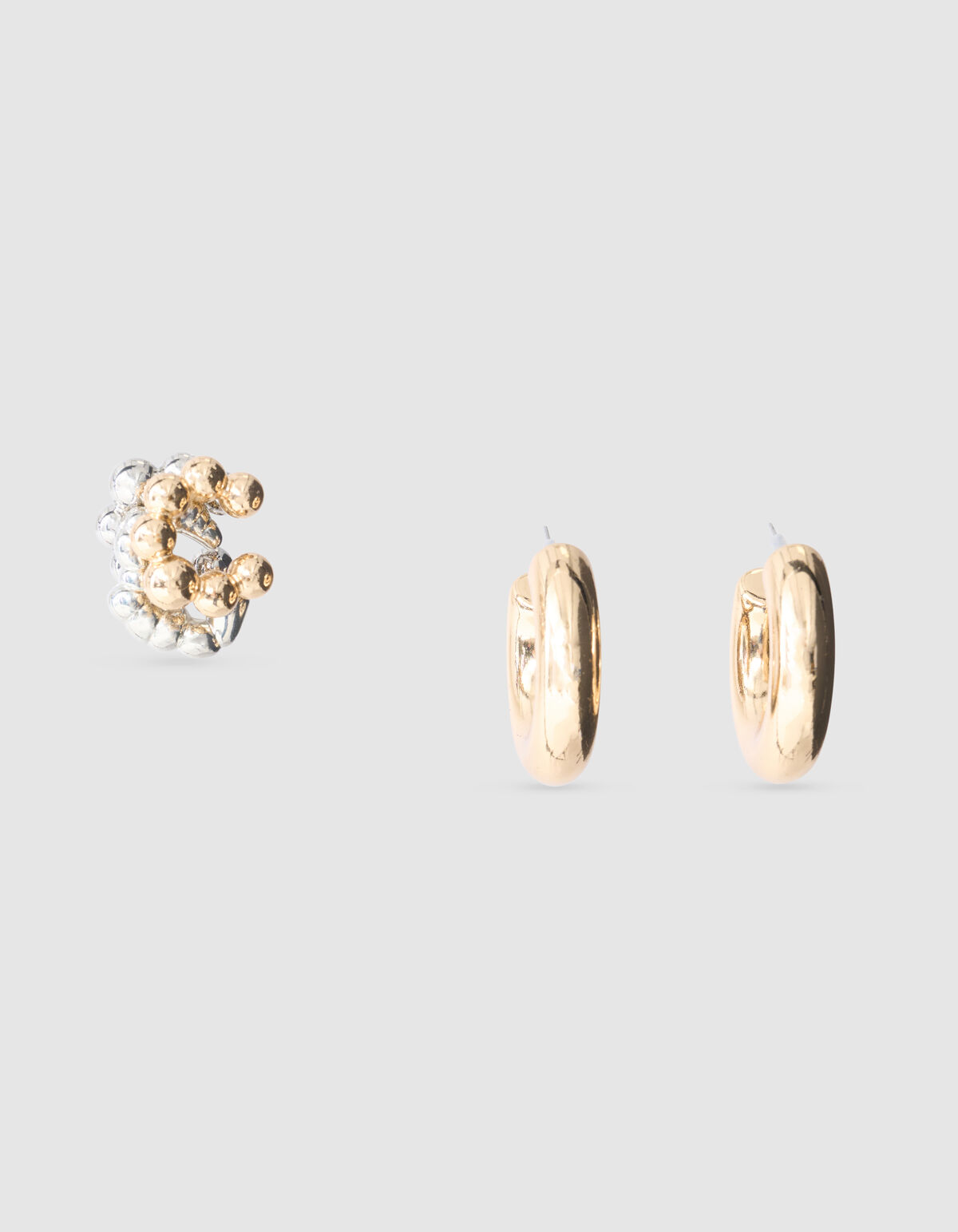 Puffed Earcuff Set Goud SHOEBY ACCESSOIRES