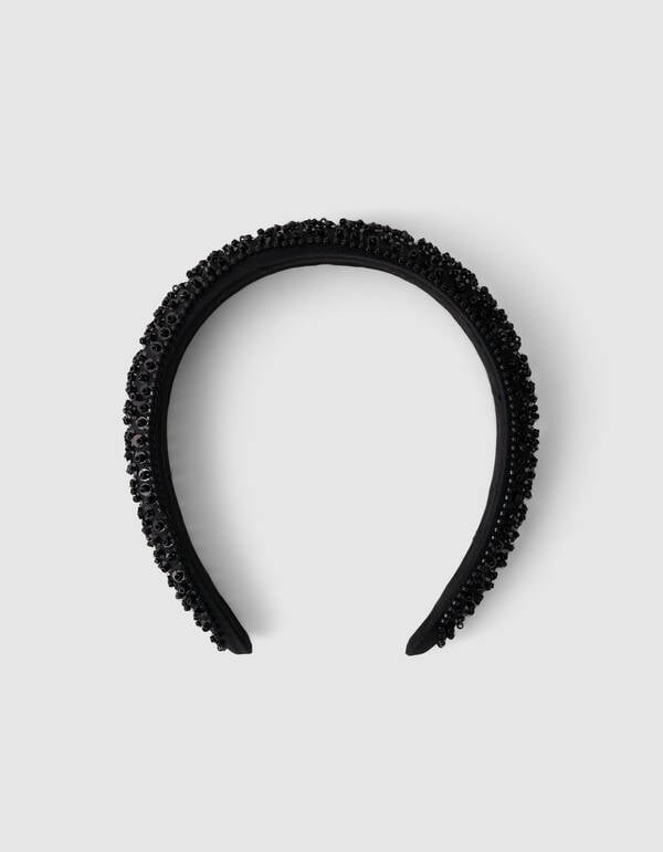 Beaded Haarband Zwart SHOEBY ACCESSOIRES