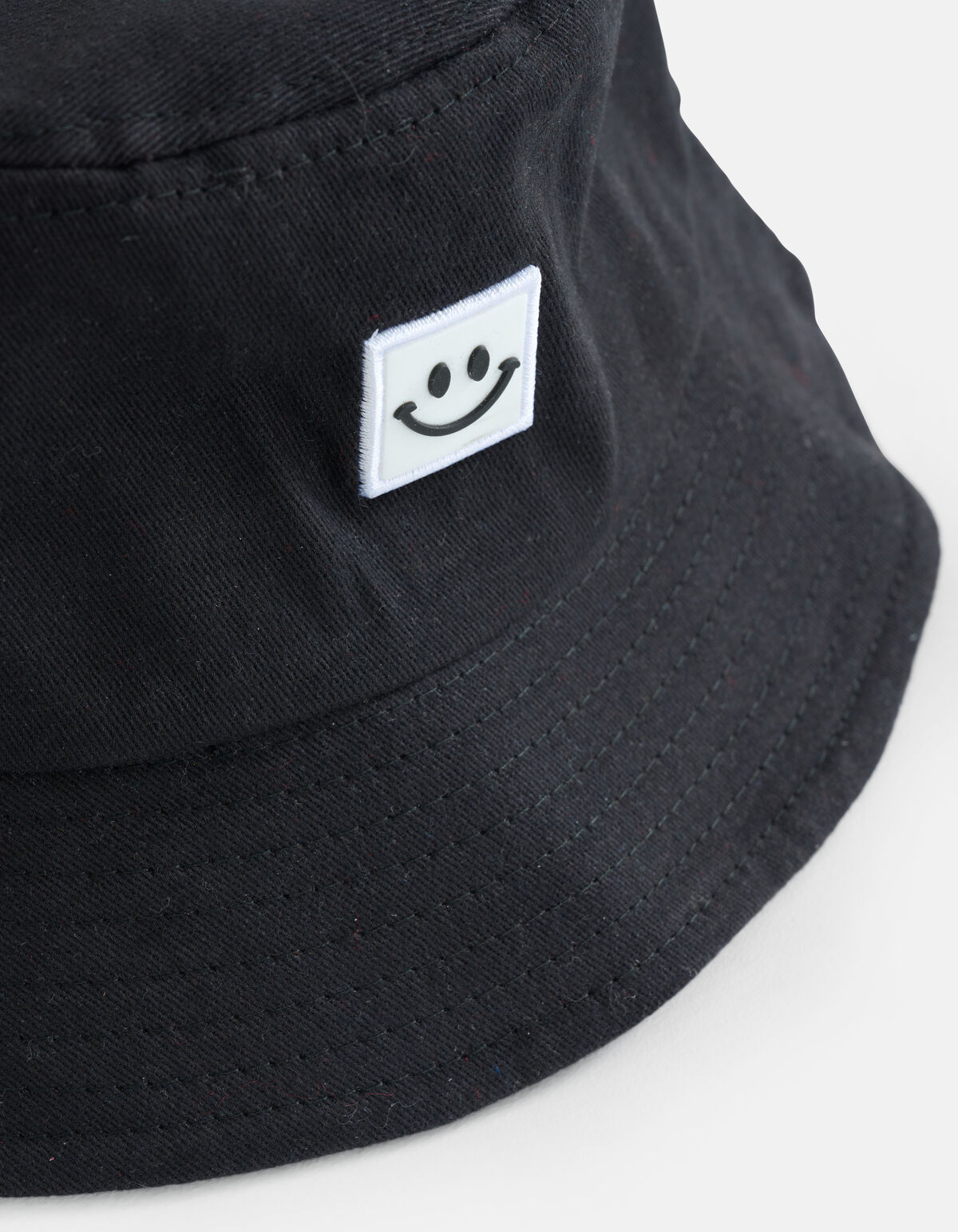 Smiley Bucket Hoed Zwart SHOEBY ACCESSOIRES