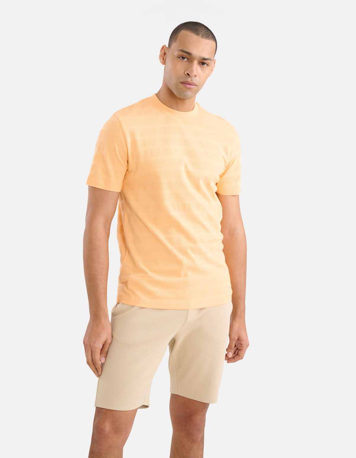 Honeycomb T-shirt Oranje SHOEBY MEN