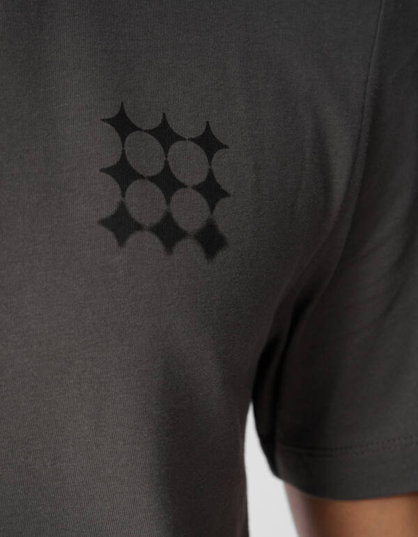 Multi Sparkle Artwork T-shirt Donkergroen SHOEBY MEN