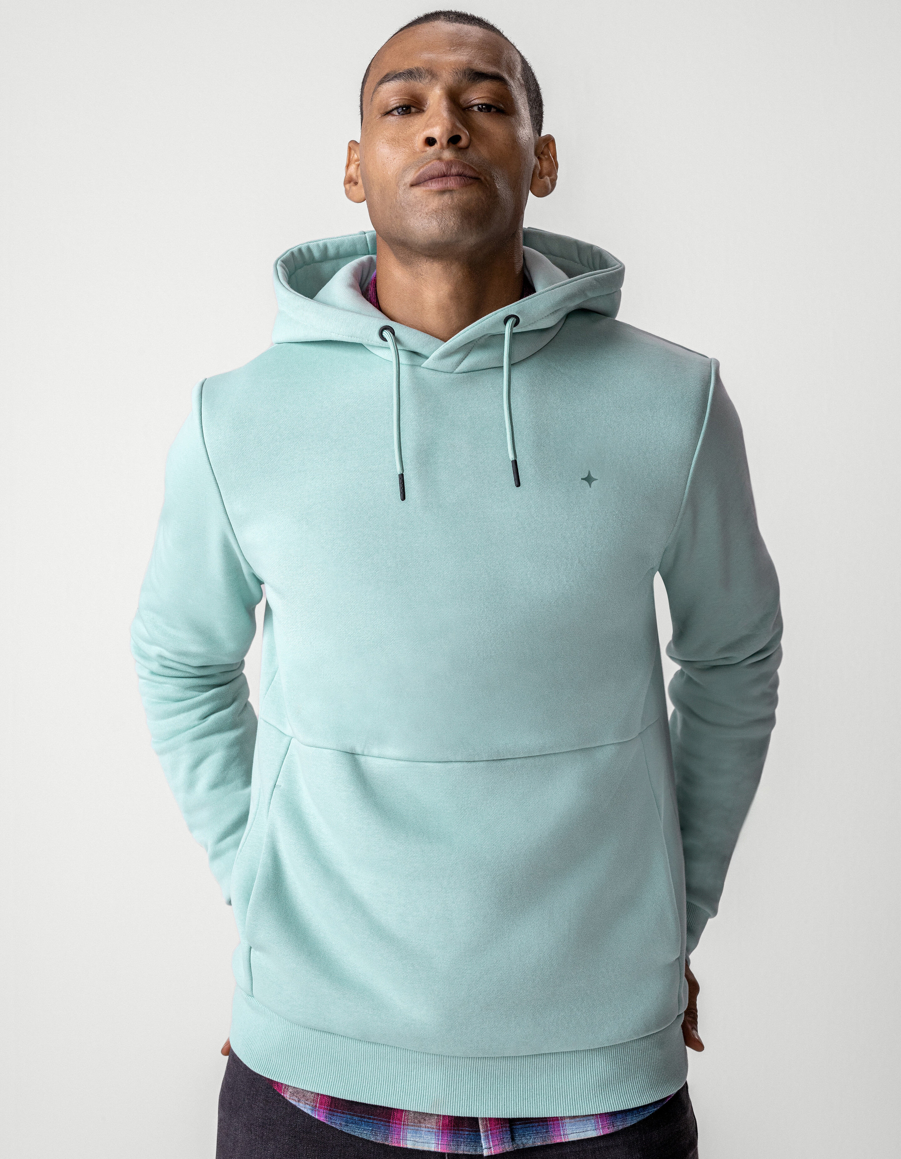 Grafische Hoodie Lichtblauw SHOEBY MEN