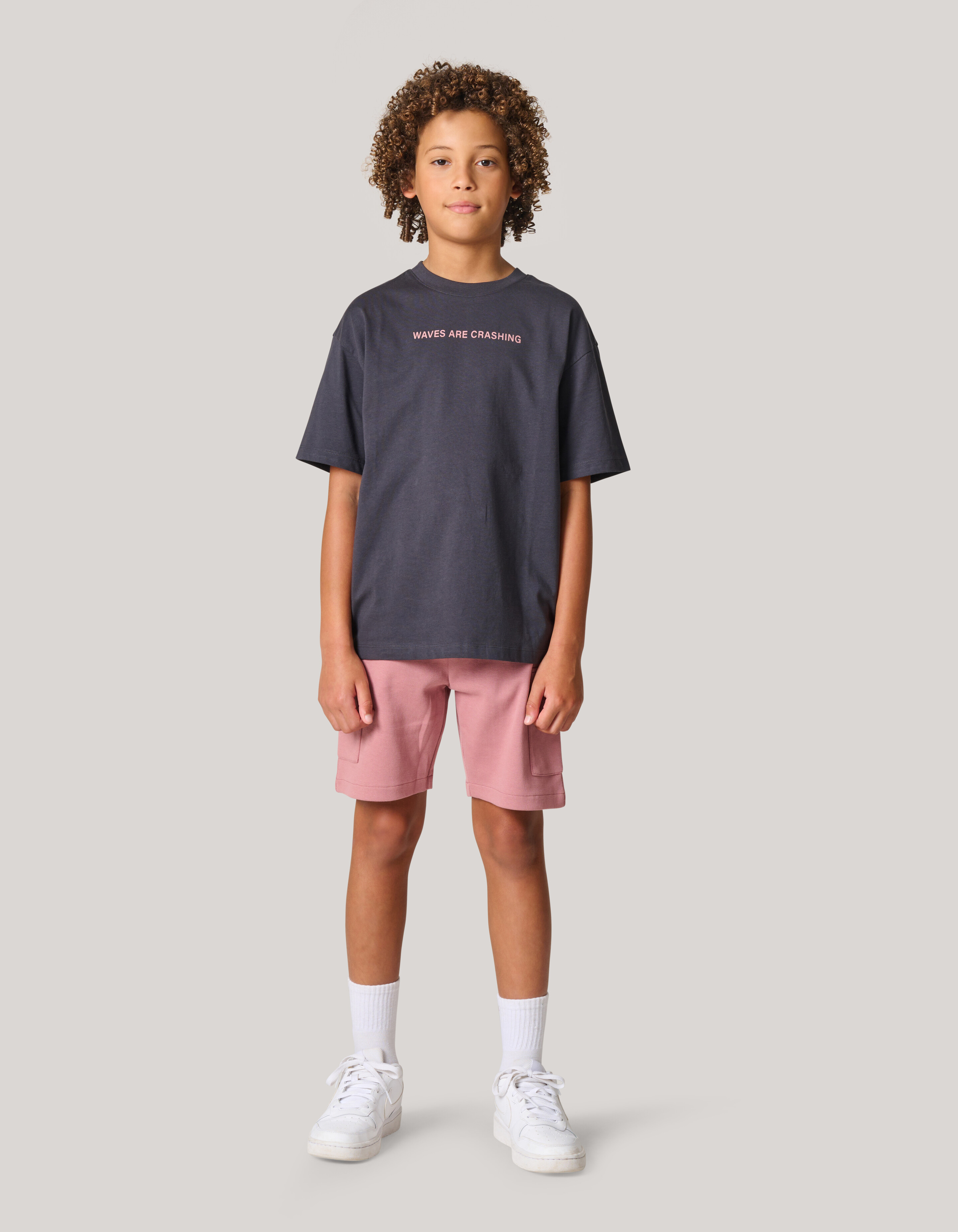 Pique Cargo Short Donkerroze SHOEBY BOYS
