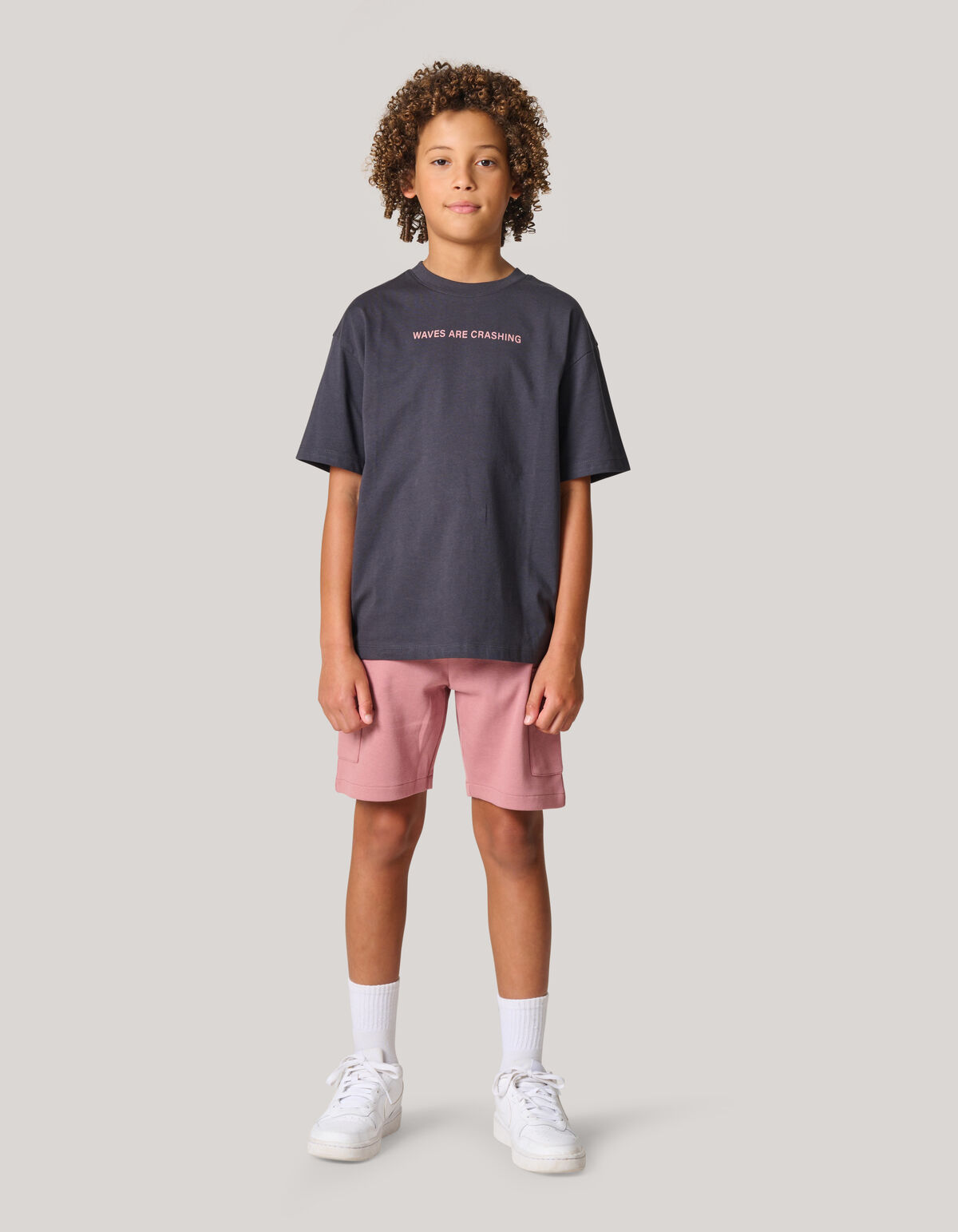 Pique Cargo Short Donkerroze SHOEBY BOYS