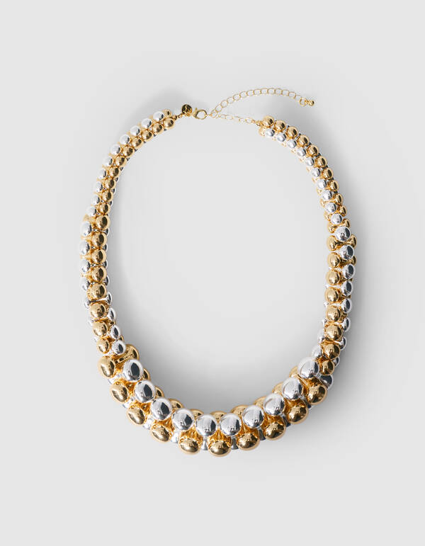 Bubble Ketting Goud/Zilver SHOEBY ACCESSOIRES