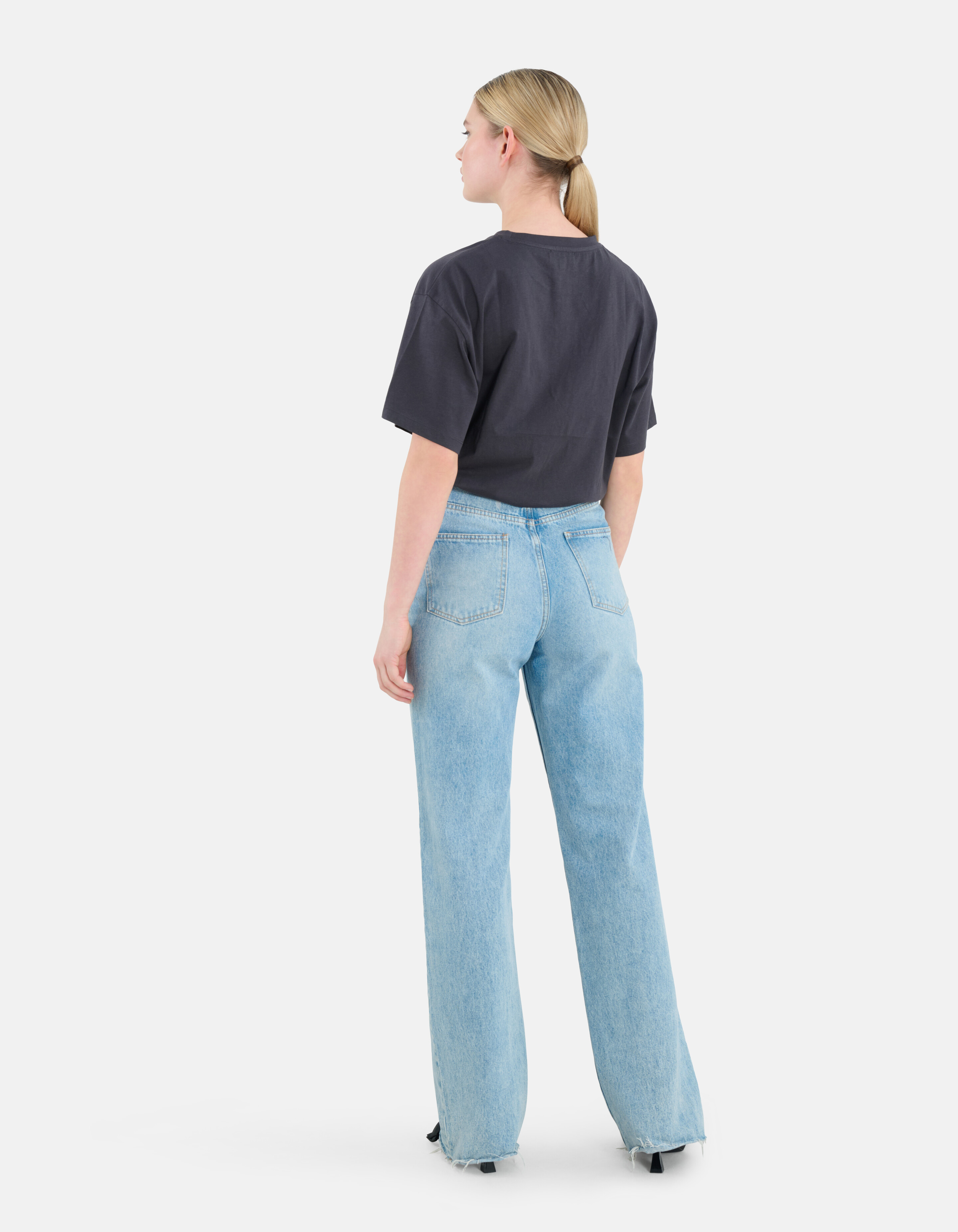 Glitter Puff T-shirt Zwart SHOEBY WOMEN