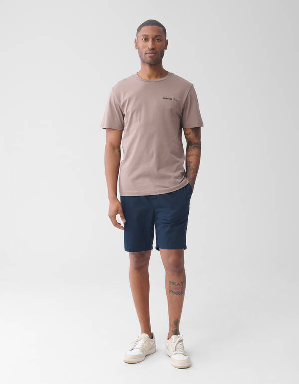 Linnen Short Donkerblauw SHOEBY MEN