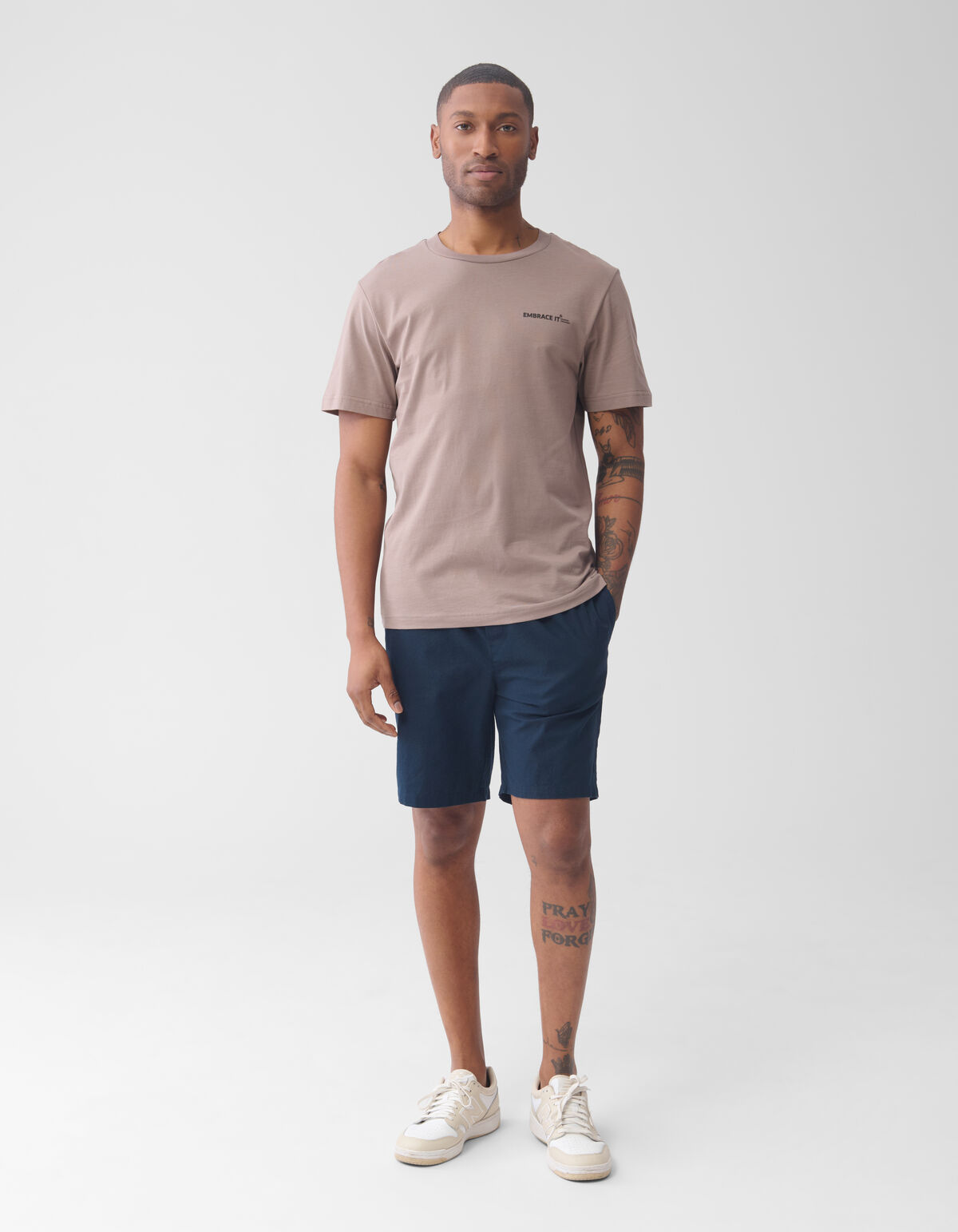 Linnen Short Donkerblauw SHOEBY MEN