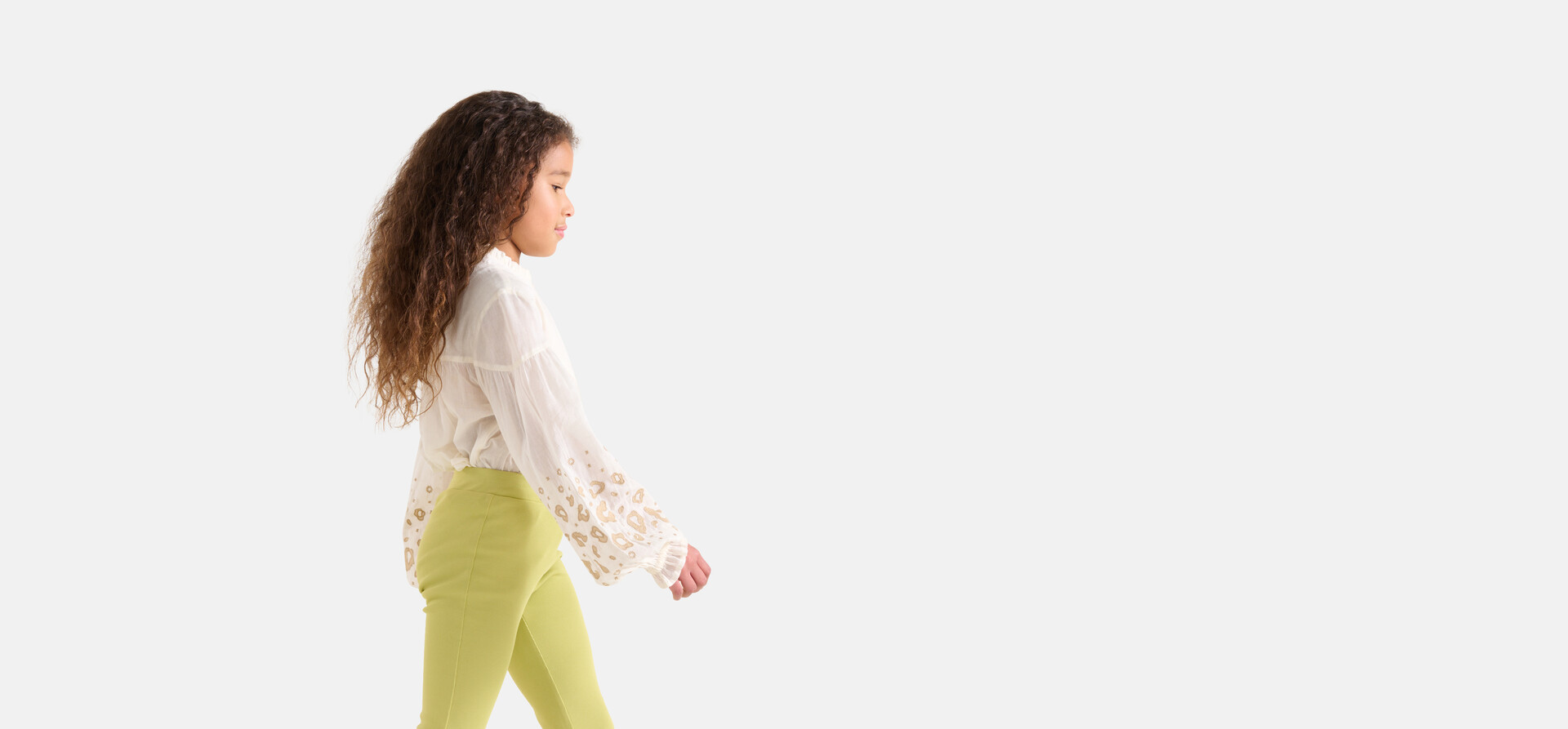 Embroidery Blouse Wit SHOEBY GIRLS