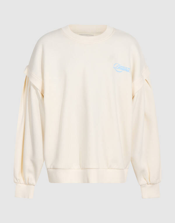 Pleated Sweater Gebroken Wit SHOEBY GIRLS