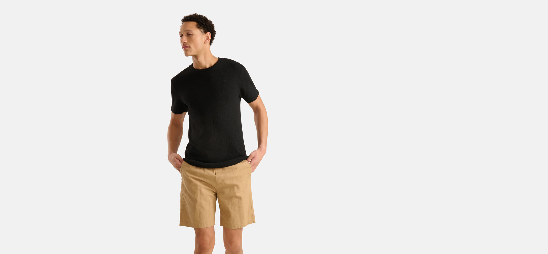 Boucle T-shirt Zwart SHOEBY MEN