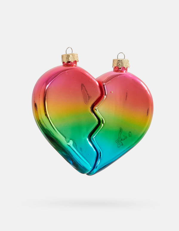 Gebroken Hart Kerstbal By Fred SHOEBY ACCESSOIRES