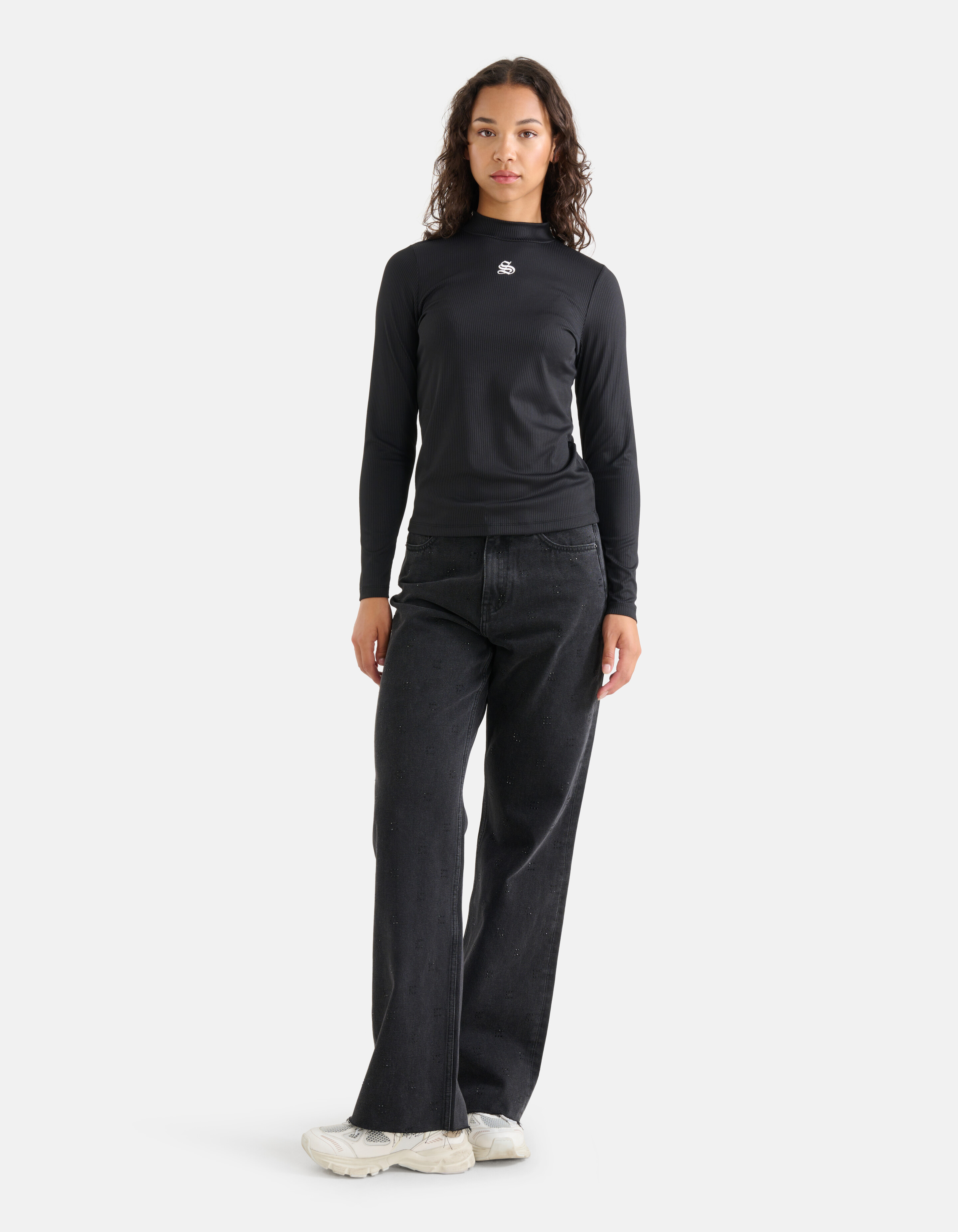Rib Jersey Coltrui Zwart SHOEBY WOMEN