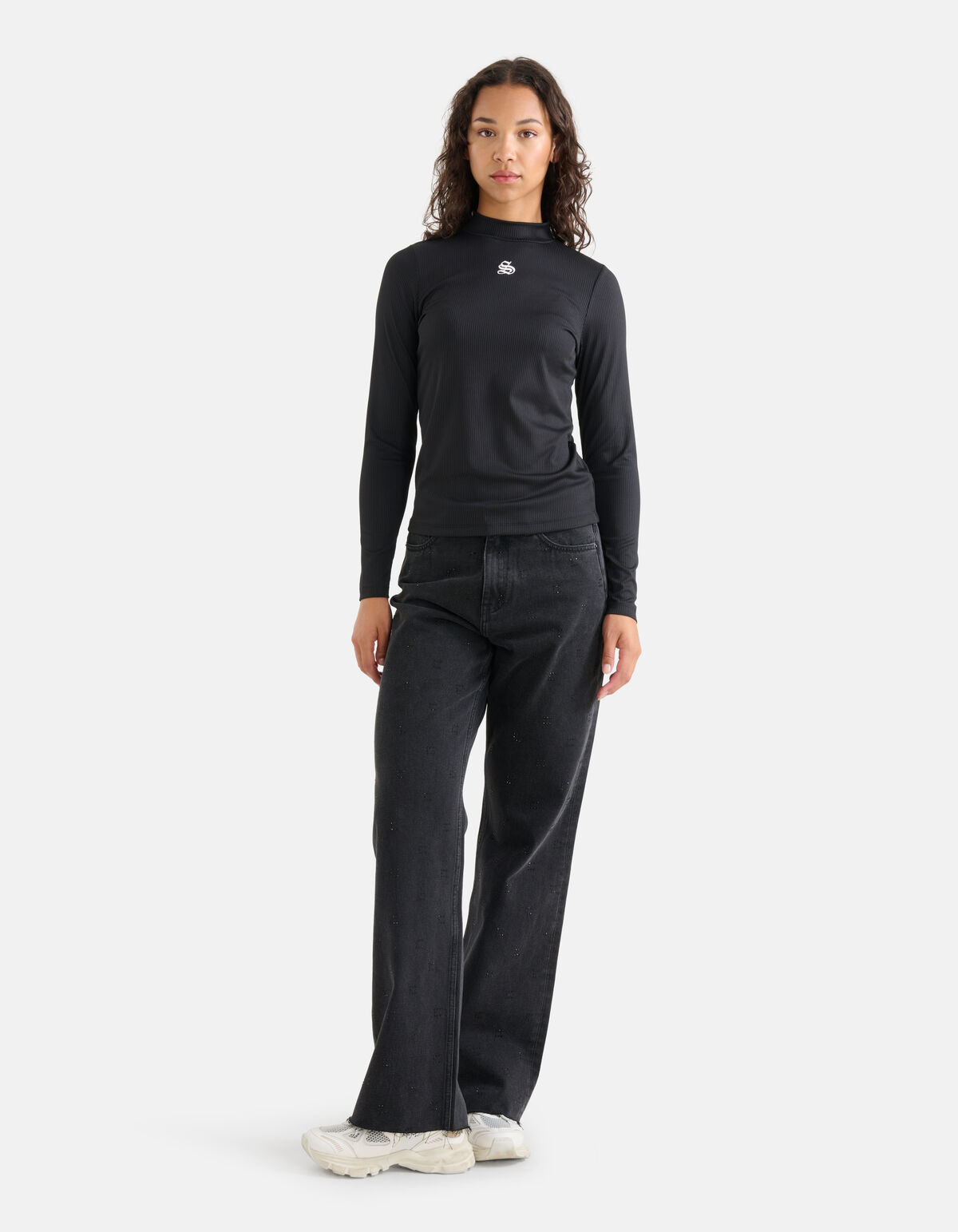 Rib Jersey Coltrui Zwart SHOEBY WOMEN