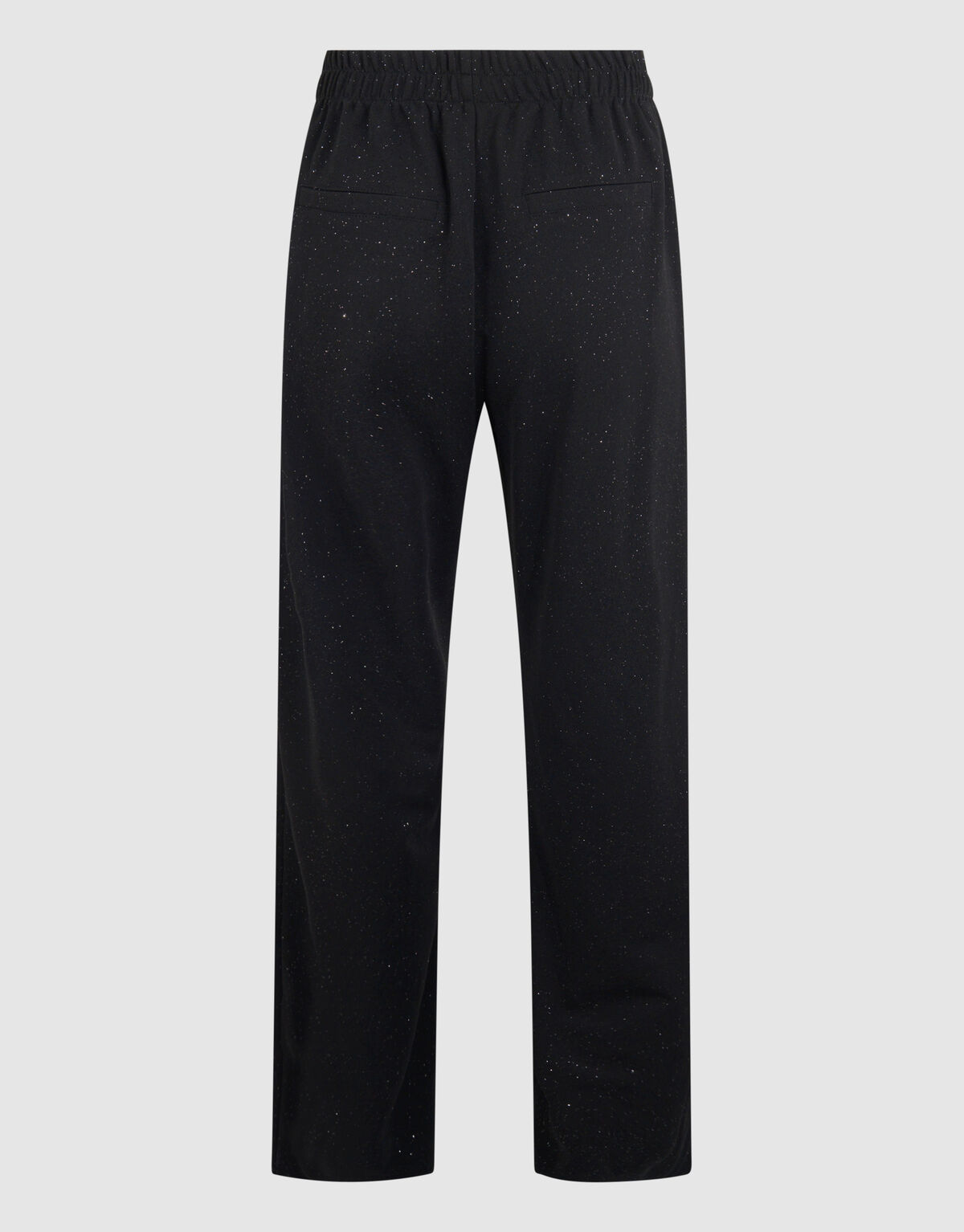 Glitter Wide Leg Broek Zwart SHOEBY WOMEN